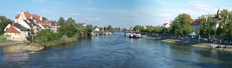 Donau i Regensburg