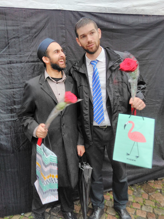 Rabbiner Jair Melchior og Imam Waseem Hussain