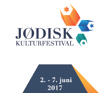 Jødisk Kulturfestival logo med dato 2.-7. juni 2017